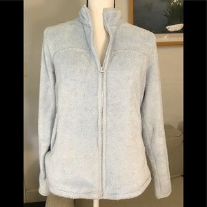 Lands End fluffy warm jacket. M